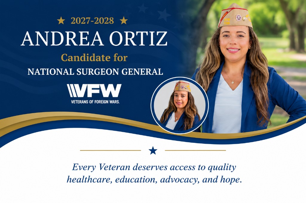 Andrea Ortiz, candidate for VFW National Surgeon General 2027-2028